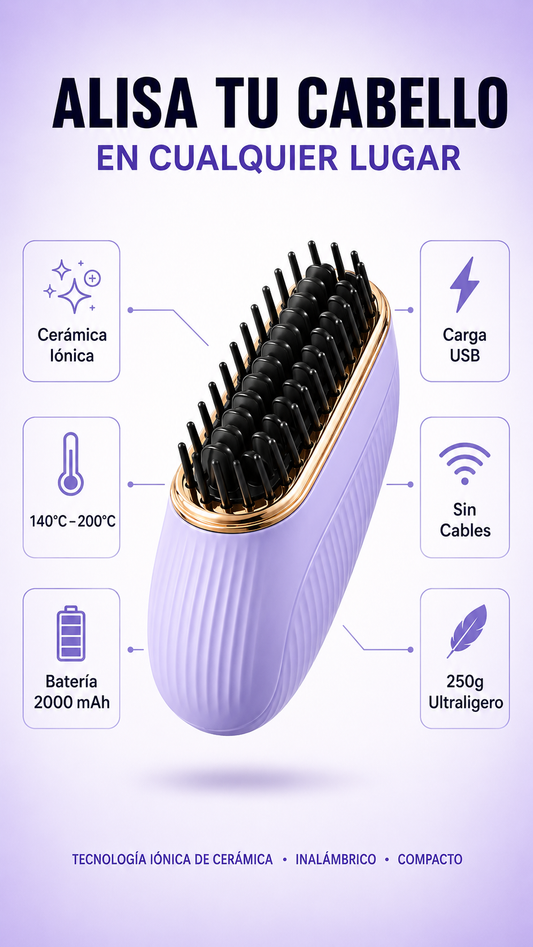 Cepillo alisador portable